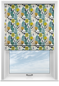 Blooma, Spruce - Twist&Fit Roman Blind